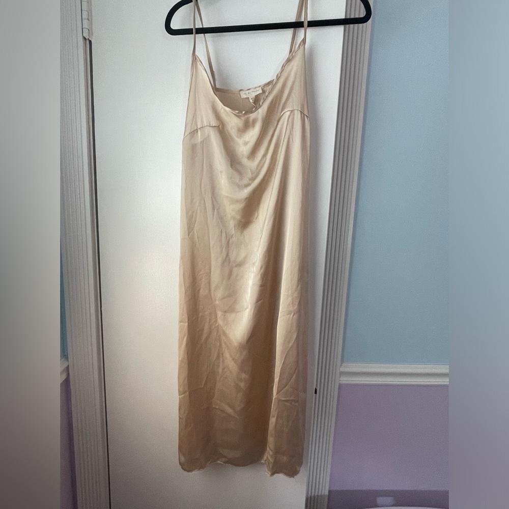 GOLD SLIP DRESS NEW WITH TAGS